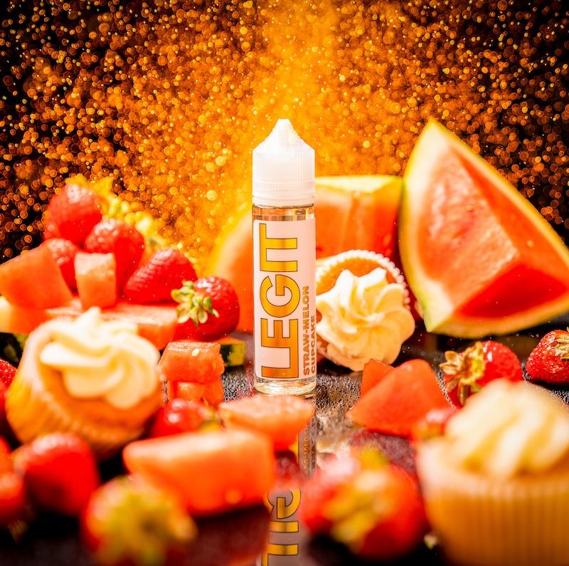 Straw-Melon Cupcake